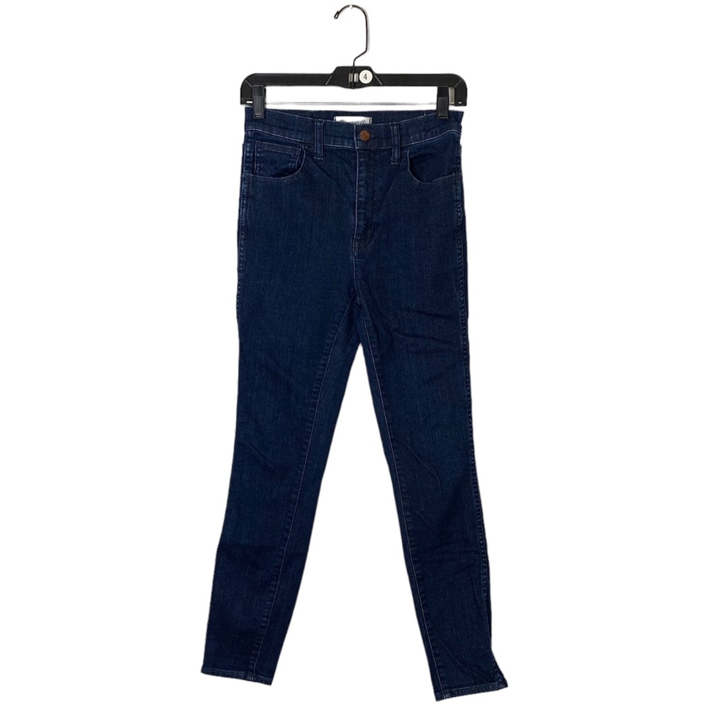 Madewell 10” high riser skinny skinny jeans dark Wash size 27